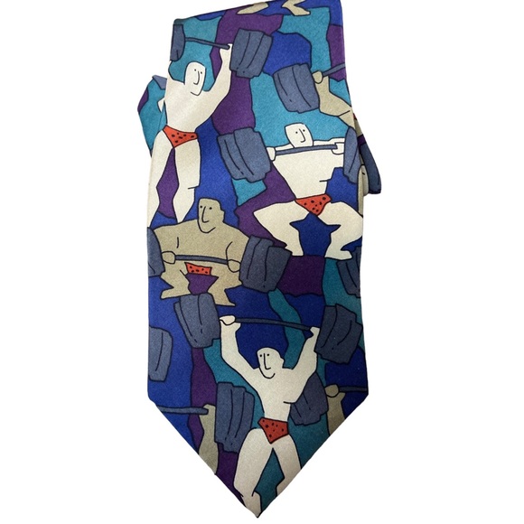 Apple Other - Vintage 1991 Blue The BEATLES Carry That Weight Commemorative Men’s Neck Tie